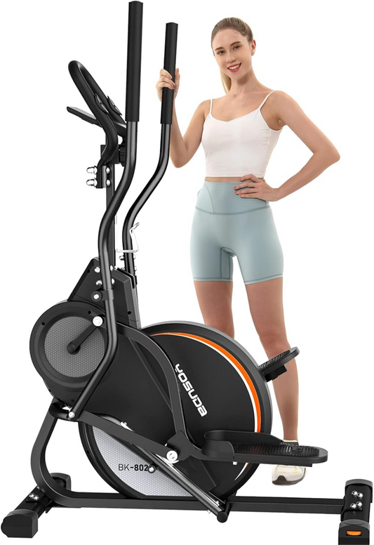 YOSUDA FitStep 3 en 1 – Elíptica, Stepper y Caminadora Compacta