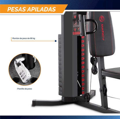 MARCY HOME GYM 150LBS