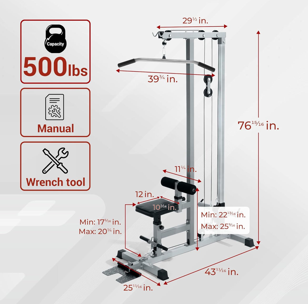 LAT MACHINE (NO WEIGHTS)