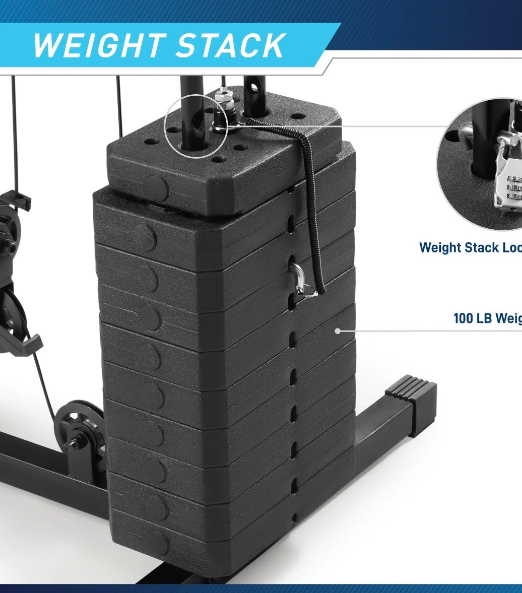 MARCY HOME GYM 100LBS